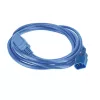 Strāvas vads ACT C14–C21 IEC60320 zils 1,5 m, 250 V 10 A