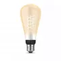 Viedā spuldze Philips 1-pack ST72 E27 Filament Edison Bluetooth Zigbee