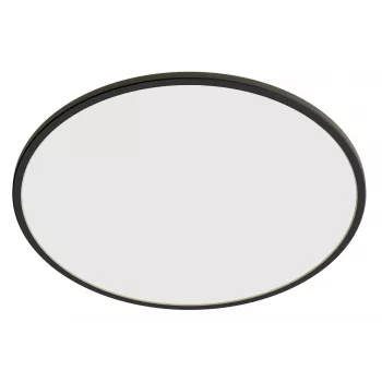 Philips Superslim Griestu Lampas 15W, Melna, Metāls, Plastmasa, IP54, Terasei, Dārzam, II, Mūsdienīga