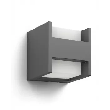 Āra sienas lampa Signify Philips Arbour 3.8W LED Antracīts