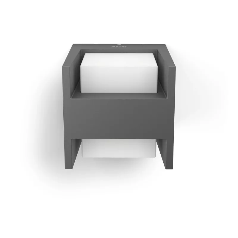 Āra sienas lampa Signify Philips Arbour 3.8W LED Antracīts