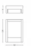 Āra sienas lampa Signify Philips Arbour 3.8W LED antracīts, 220–240V, 1 gaismeklis