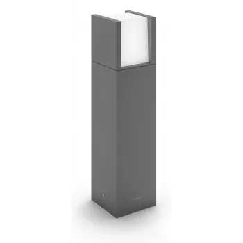Āra celiņa/pjedestāla lampa Philips Arbour 3.8W LED Antracīts, 220–240V, Metāla korpuss
