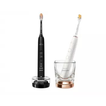 Philips Sonicare DiamondClean HX9914/69 elektriskā soniskā zobu birste pieaugušajiem Melna, Zelta, Rozā