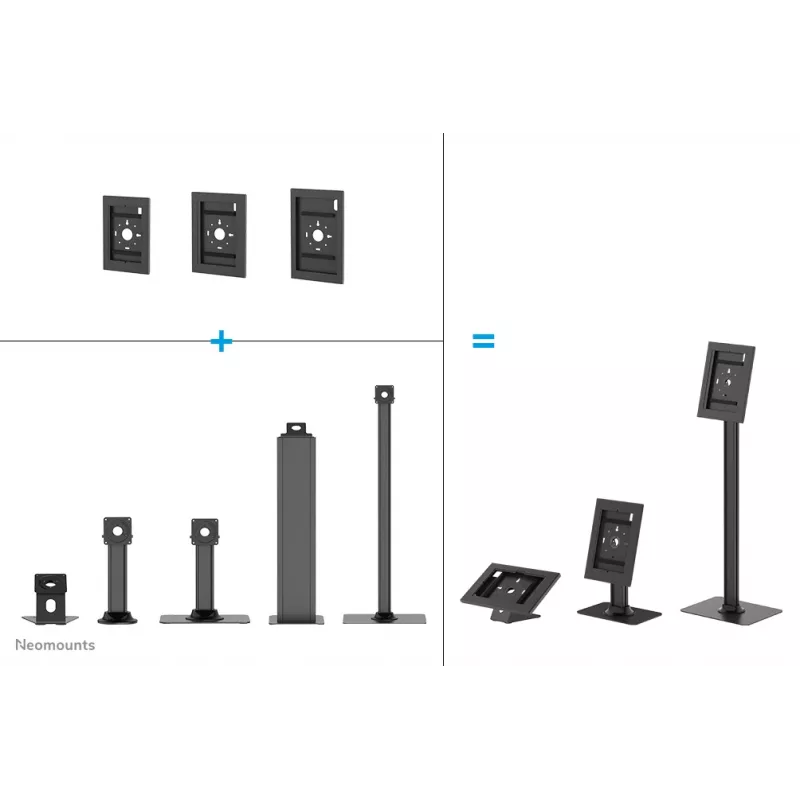 Neomounts WL15-601BL1 – Slēdzams planšetdatora korpuss 10.9–11 collu (25.4–27.9 cm) planšetēm, melns, universāls