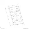 Neomounts WL15-601BL1 – Slēdzams planšetdatora korpuss 10.9–11 collu (25.4–27.9 cm) planšetēm, melns, universāls
