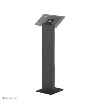 Neomounts FL15-628BL1 grīdas statīvs planšetēm — universāls, slēdzams, max slodze 3 kg, melns