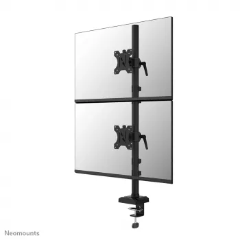 Neomounts DS60-600BL2V Divu monitoru roka 10-32 collas, Skava/Caurums, 9 kg, 25.4 cm (10 collas), 81.3 cm (32 collas), 100 x 100 mm, Melna