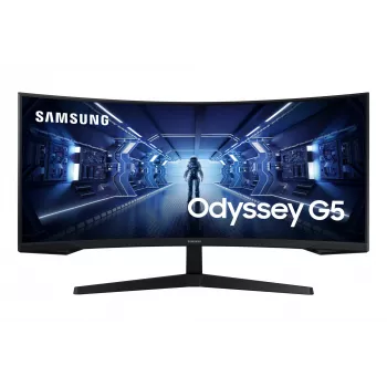 Samsung G55T monitors 86.4 cm (34 collas) 3440 x 1440 pikseļi UltraWide Quad HD LED melns
