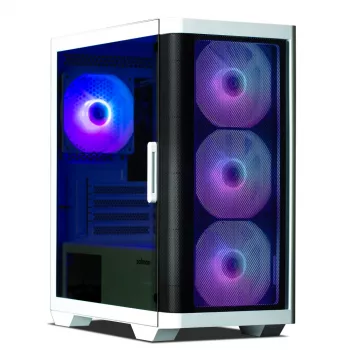 Zalman M4 WHITE datora korpuss Mini Tower Melns, Balts