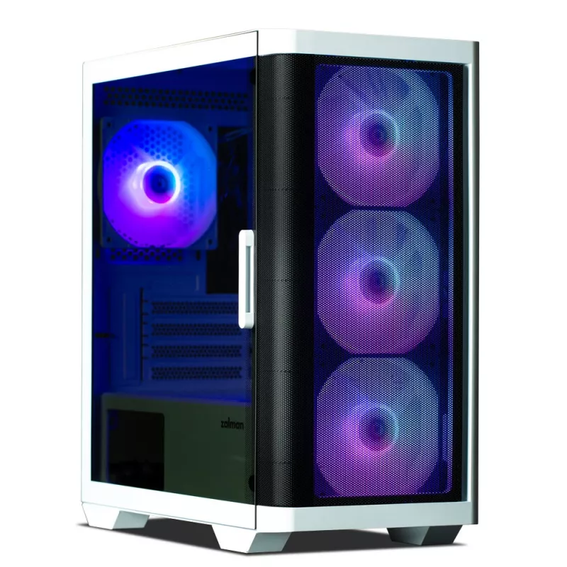 Zalman M4 WHITE datora korpuss Mini Tower Melns, Balts