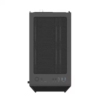 Zalman I3 Neo ATX Mid Tower PC korpuss ar sieta priekšpusi efektīvai dzesēšanai, 3 iebūvēti ventilatori, melns
