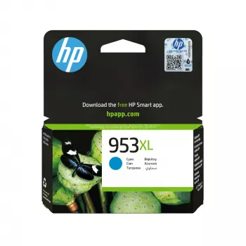 HP 953XL High Yield Cyan oriģinālā tintes kasetne, ciāna, 1 gab., 1450 lpp.