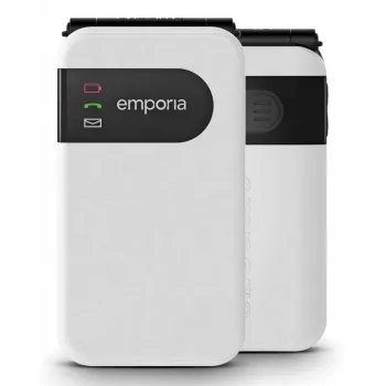 Emporia SIMPLICITYglam.4G 7,11 cm (2,8 inch) 106 g Balts Senioru telefons