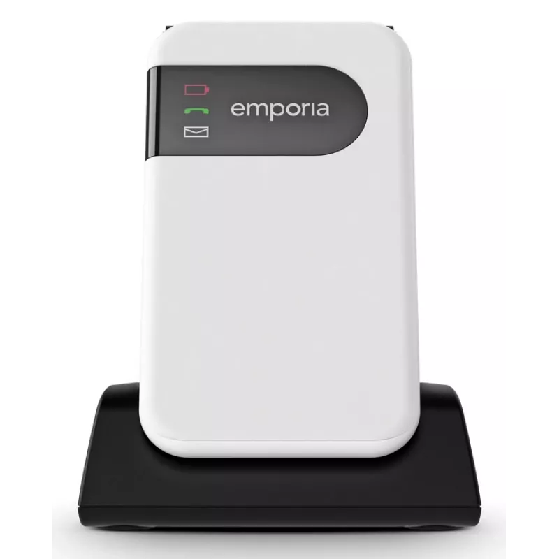 Emporia SIMPLICITYglam.4G 7,11 cm (2,8 inch) 106 g Balts Senioru telefons