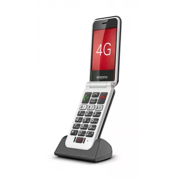 Emporia SIMPLICITYglam.4G 7.11 cm (2.8 inch) 106 g Melns senioru telefons
