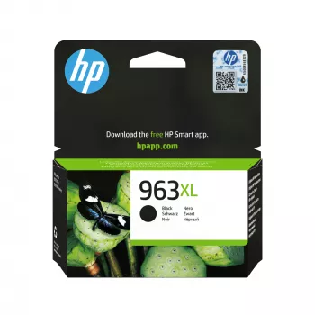 HP 963XL High Yield Black Original Ink Cartridge, Melns, 1 gab., 2000 lpp.