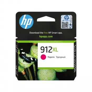 HP 912XL High Yield Magenta Originala tintes kasetne, violeta, 1 gab., 700 lpp.