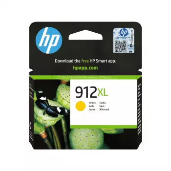 HP 912XL High Yield Yellow Original Ink Cartridge, dzeltena, 1 gab., 700 lapas