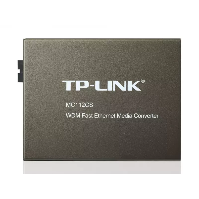 TP-Link MC112CS tīkla mediju pārveidotājs 100 Mbit/s Vienmoda Melns