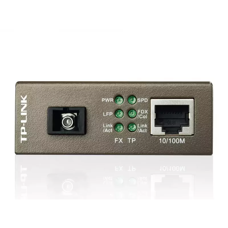 TP-Link MC112CS tīkla mediju pārveidotājs 100 Mbit/s Vienmoda Melns