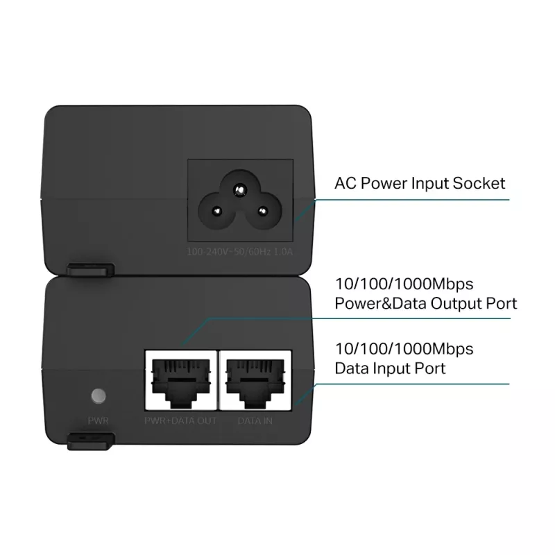 TP-Link Omada PoE+ Inžektora Adapteris