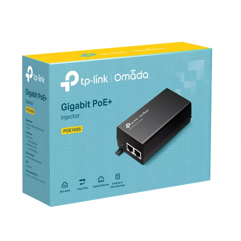 TP-Link Omada PoE+ Inžektora Adapteris