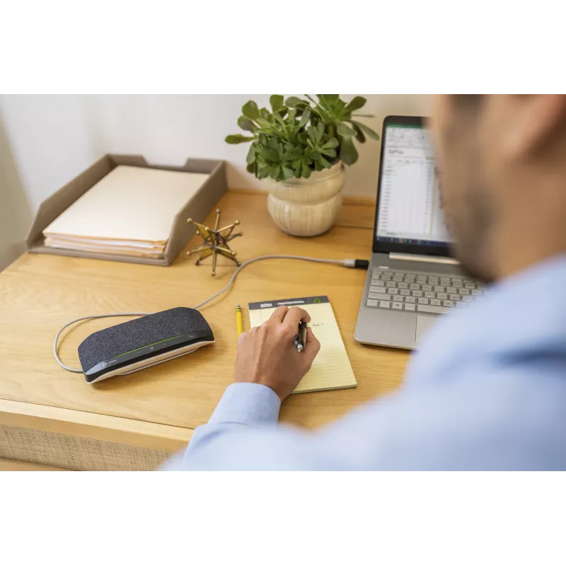 HP Poly Sync 10 USB-A USB-C skaļrunis, sudraba krāsa