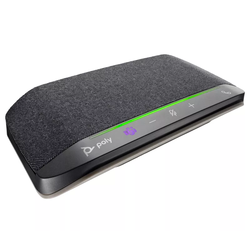 HP Poly Sync 10 Microsoft Teams sertificēts skaļrunis, sudraba krāsa, Windows 10, Windows 11, MacOS, RoHS, FCC, CE, 182 mm, 89 mm