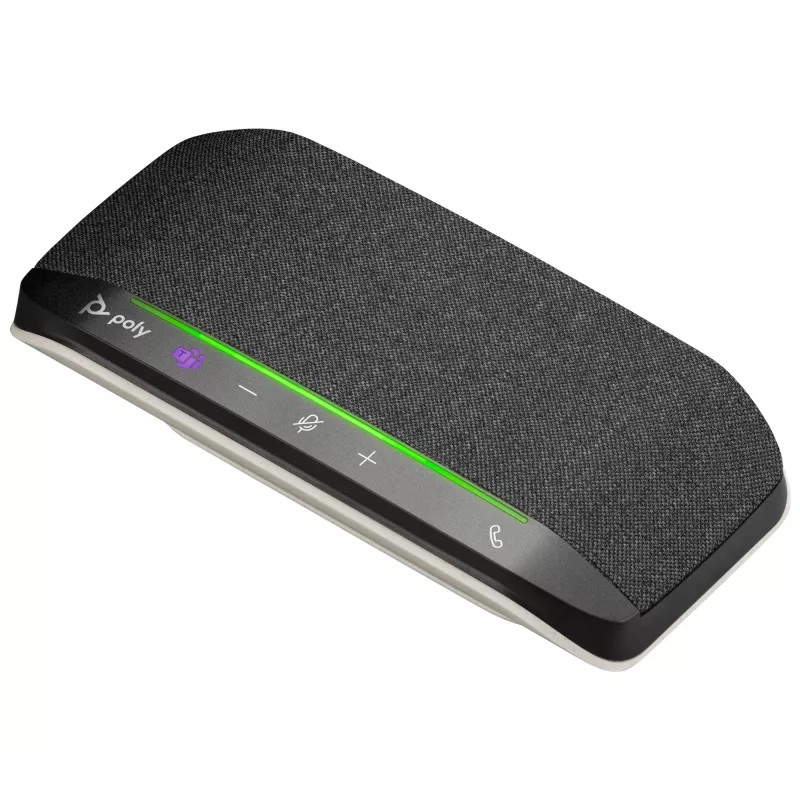 HP Poly Sync 10 Microsoft Teams sertificēts skaļrunis, sudraba krāsa, Windows 10, Windows 11, MacOS, RoHS, FCC, CE, 182 mm, 89 mm