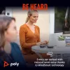 HP Poly Voyager Free 60+ UC Carbon Black austiņas +BT700 USB-C adapteris + skārienekrāna uzlādes futrālis