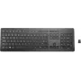 HP Wireless Premium Keyboard pilna izmēra melns RF bezvadu membrānas