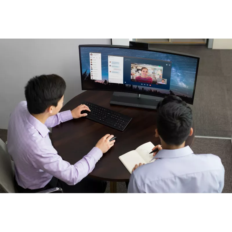 HP Wireless Premium Keyboard pilna izmēra melns RF bezvadu membrānas