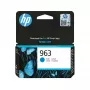 HP 963 Cyan oriģinālā tintes kasetne, ciāna, 1 gab., 700 lapas