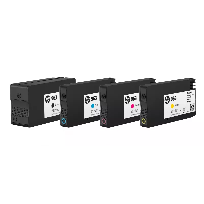 HP 963 Cyan oriģinālā tintes kasetne, ciāna, 1 gab., 700 lapas
