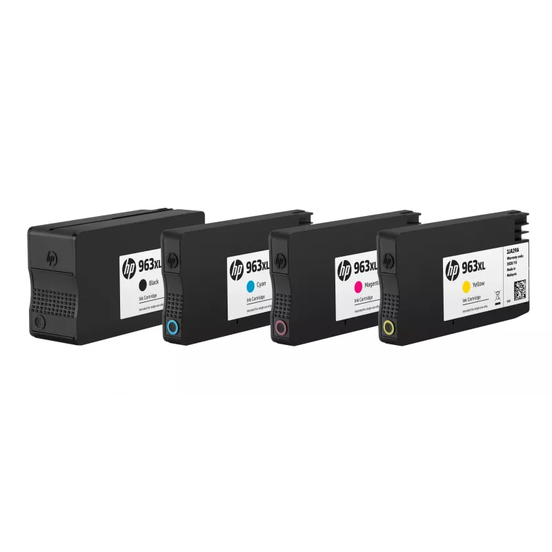 HP 963XL Augstas ražības ciāna oriģinālā tintes kasetne, ciāna, 1 gab., 1600 lpp.