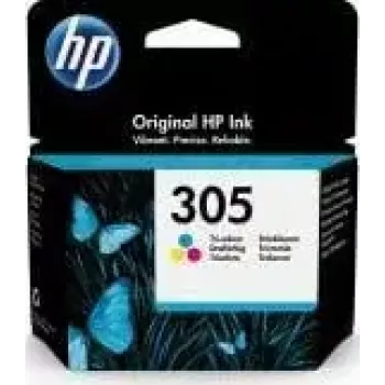HP 305 oriģinālās tintes kasetnes (ciāna, magenta, dzeltena) – standarta raža