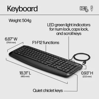 HP Pavilion Keyboard and Mouse 200 komplekts