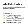 HP 912 4-paka Melna/Cian/Magenta/Dzeltena Originalās Drukas Kasetnes