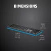 Bezvadu pilnizmēra tastatūra HP 975 — RF bezvadu + Bluetooth, melna, 100% izkārtojums