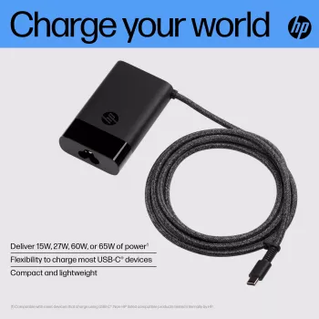 HP USB-C 65W klēpjdatora lādētājs