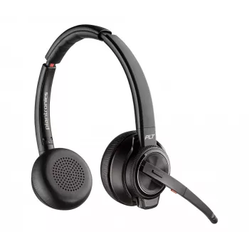 HP Poly Savi 8220 UC Microsoft Teams sertificētas DECT 1880-1900 MHz bezvadu austiņas ar USB-A