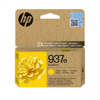 HP 937e EvoMore Yellow oriģinālā tintes kasetne