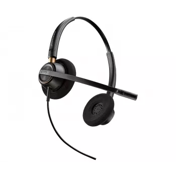 HP Poly EncorePro 520 Binaurālās austiņas +Quick Disconnect, 74 g, Melna