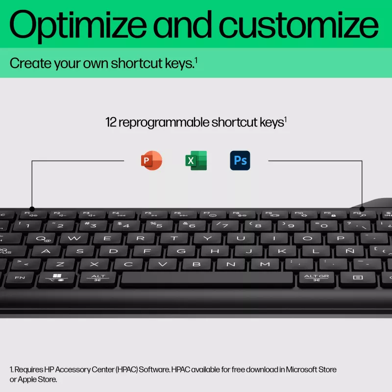 Bezvadu tastatūra HP 460 Multi-Device Bluetooth