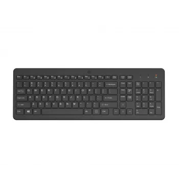 HP 220 bezvadu tastatūra, pilna izmēra, melna, membrānas, RF bezvadu