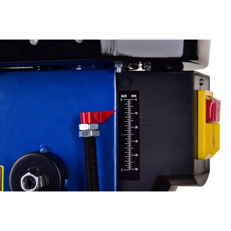 Urbjmāšina galda Scheppach DP16VLS 500W, tērauda korpuss, 230–240V, 2500 RPM, 13 mm patrona, 600×220×435 mm