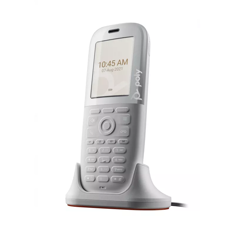 HP Poly Rove 40 DECT telefona klausule, balta, TFT, ENERGY STAR, 300 h, 18 h, -10 - 55 °C