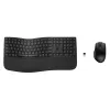 Bezvadu tastatūras un peles komplekts HP 685 Comfort — pilna izmēra izliekta tastatūra, RF bezvadu + Bluetooth, melna, ar peli