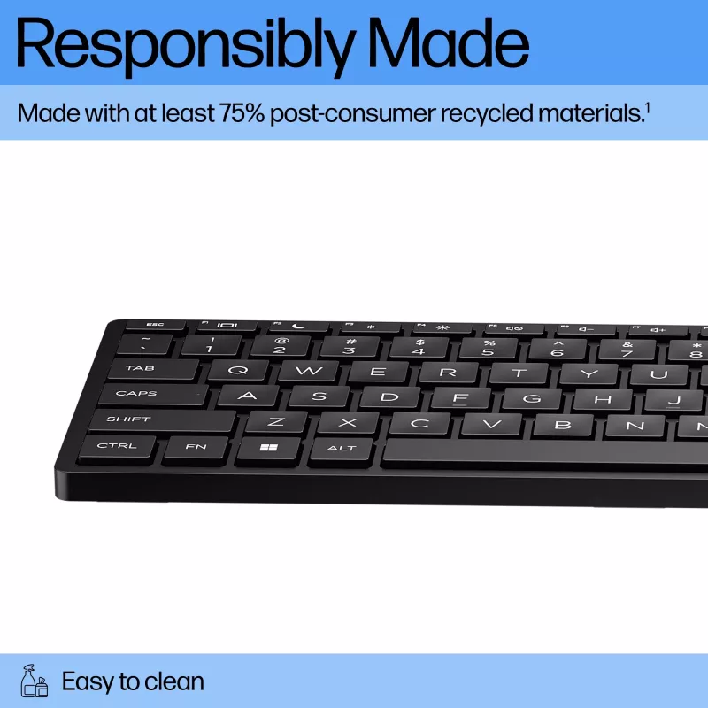 HP Wired Desktop 320K tastatūra, pilna izmēra, USB, membrānas, melna